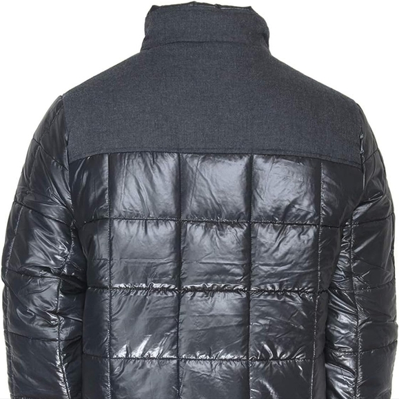 Men's Black Puffer Jacket Size Large Full Zip NWT $120 - Picture 3 of 7